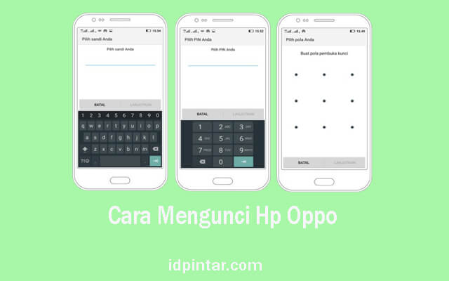 Cara Mengunci Hp Oppo