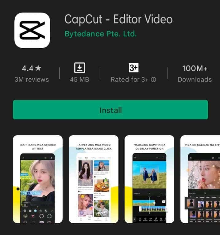 Aplikasi CapCut Video Editor dengan Banyak Fitur Profesional